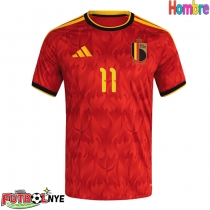 Camiseta Bélgica Jeremy Doku #11 Primera Equipación Mundial 2026 manga corta